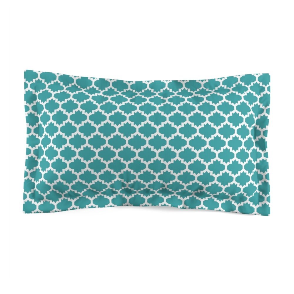 Teal Moroccan Pillow Shams