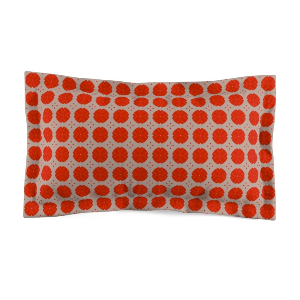 Red Ethnic Pillow Shams