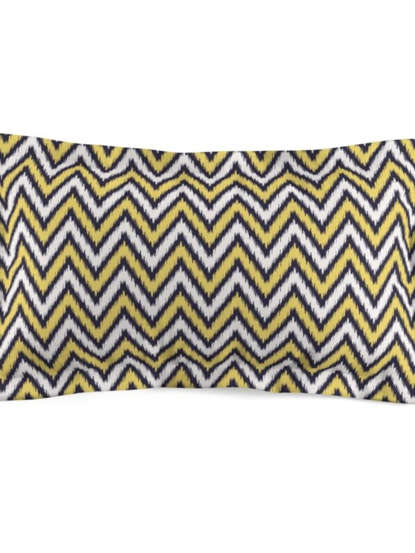 yellow chevron pillow shams