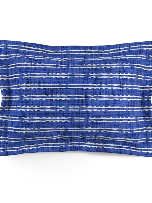 Blue Coastal Stripes Pillow Shams