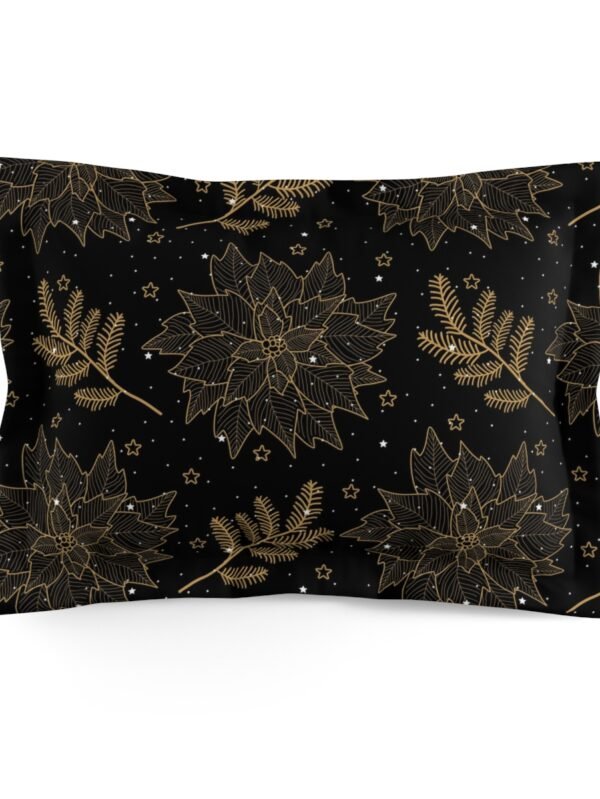 Black Christmas Pillow Case