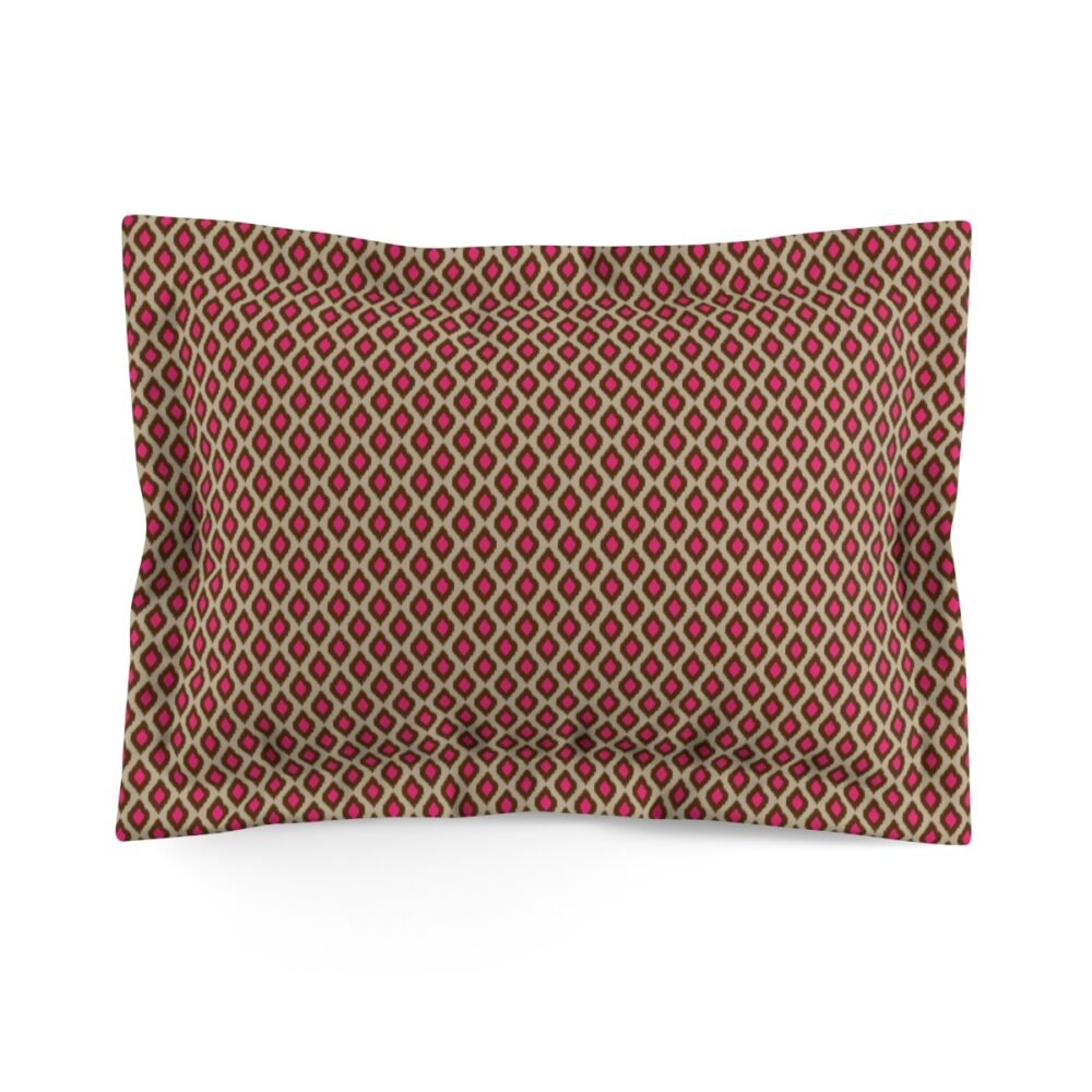 Pink Ikat Pillow Shams