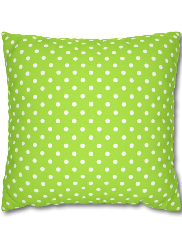 Green Polka Dots Pillow Covers