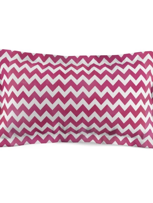 Hot Pink Chevron King Pillow Shams