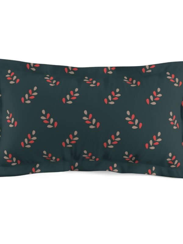 Dark Green and Red Foliage Fall Standard & King Pillow Cases - King