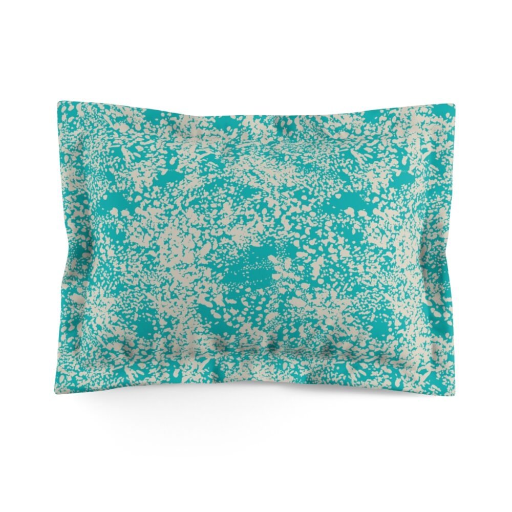 Teal Animal Print Pillow Shams