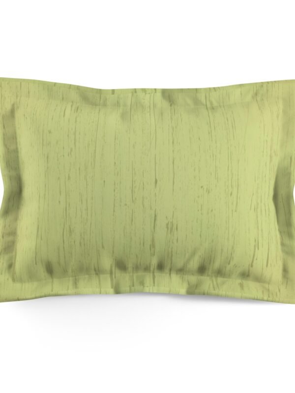 Green Textured Pillow Shams