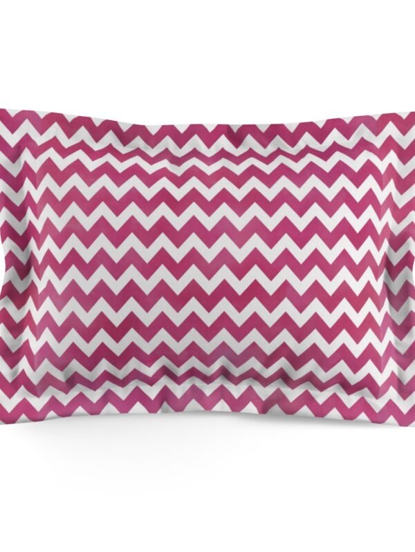 Hot Pink Chevron Pillow Shams