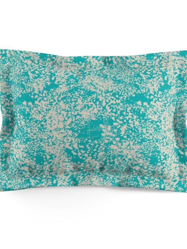 Teal Animal Print Pillow Shams