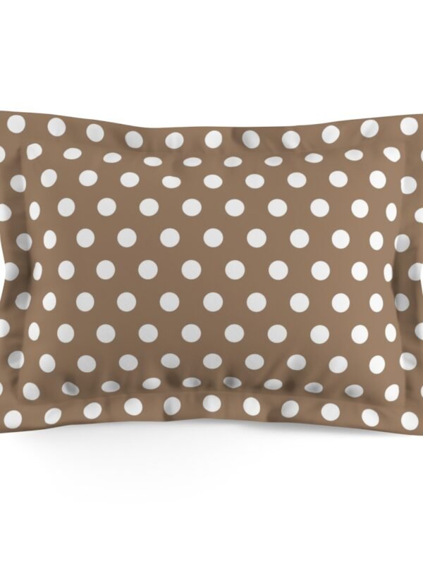 Beige Polka Dot Pillow Shams