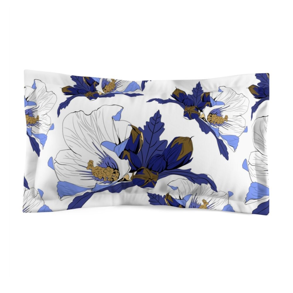 Blue & White King Pillow Shams