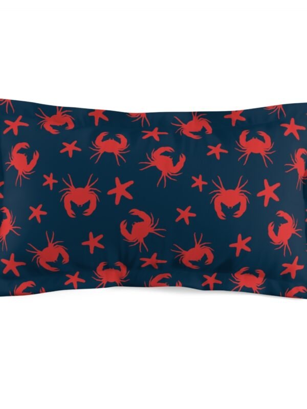 Red Crabs King Pillow Case