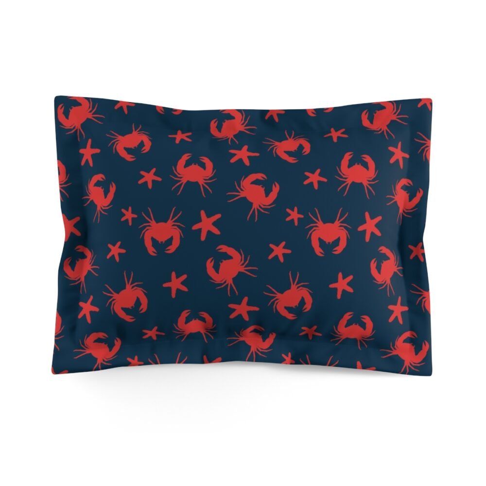 Red Crabs Pillow Case