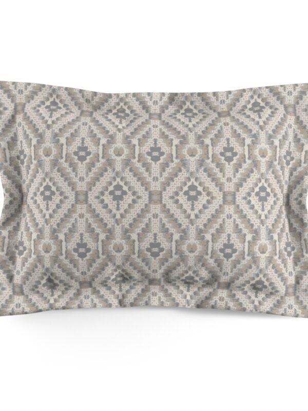Beige ikat Pillow Cases