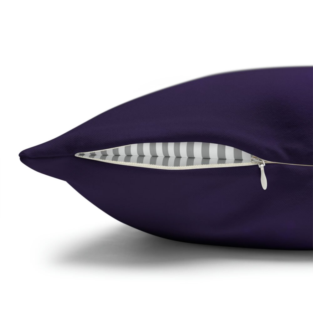 Abstract Christmas Festive Purple Euro Pillow Shams - Image 5