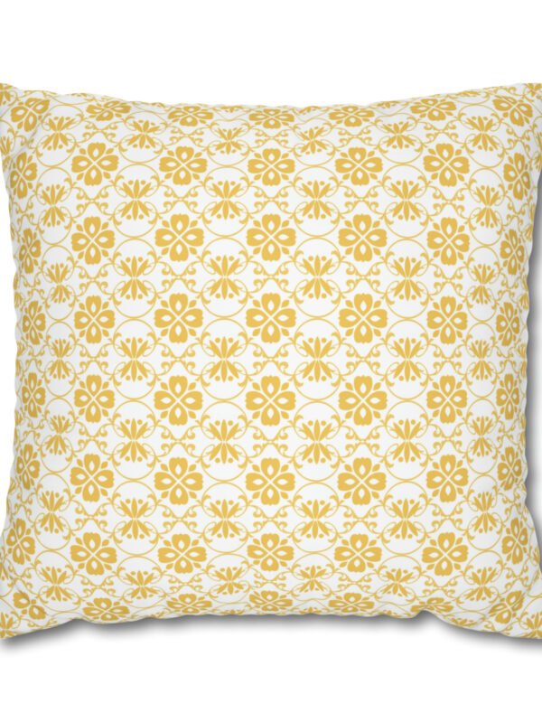 Yellow Floral Pillow Shams