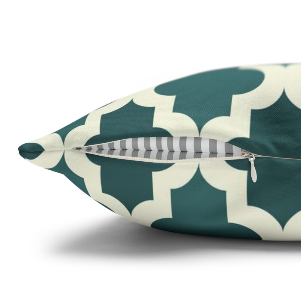 Emerald Tones Green Moroccan Euro Pillow Shams - Image 2