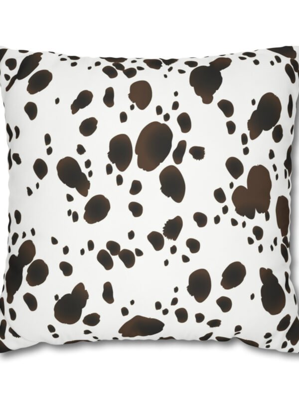 Brown Cow Spot Print Euro Shams