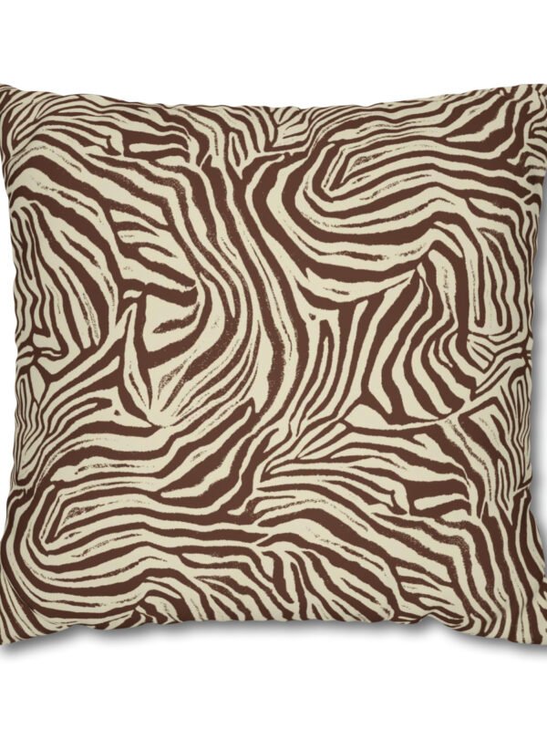Brown Zebra Euro Shams