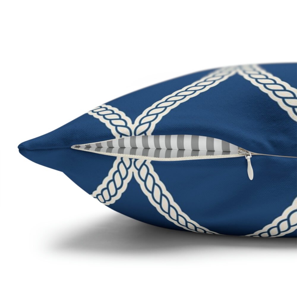 Ogee Style Marine Blue Euro Sham Pillow Covers - Image 3