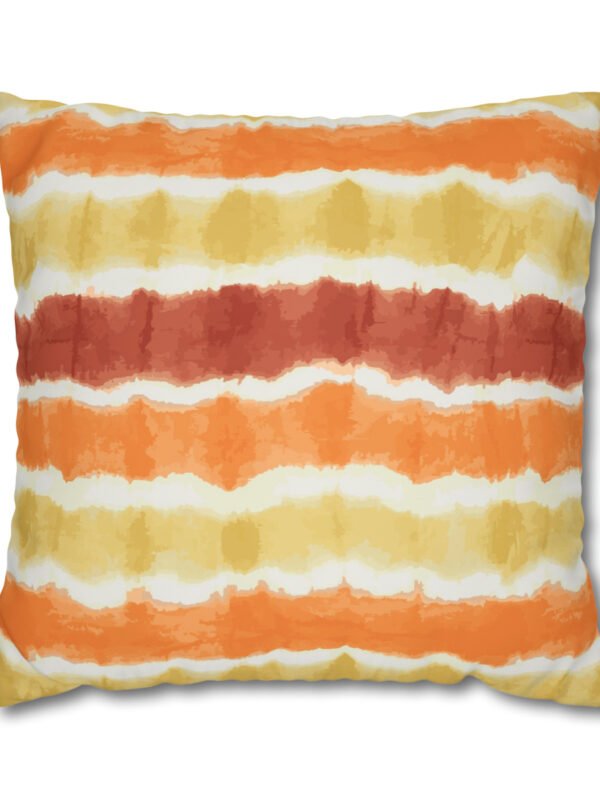 Yellow Tie Dye Euro Shams