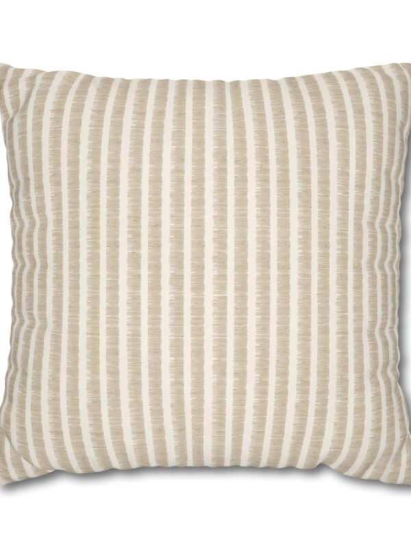 Beige Stripe Euro Shams