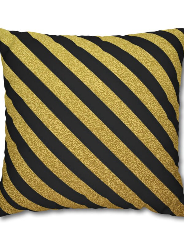 Gold Striped Euro Shams