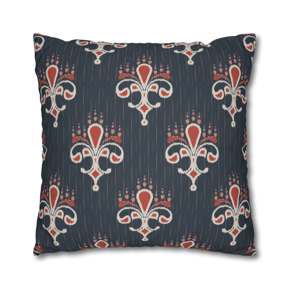 Blue Ikat Euro Pillow Shams