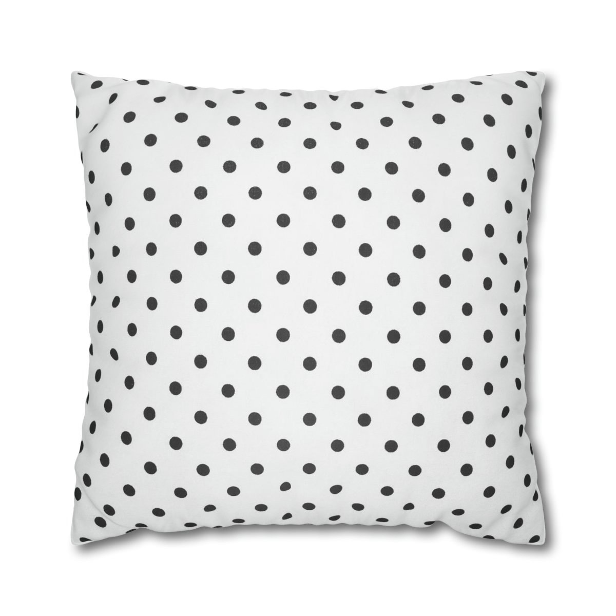 Cute Black & White Polka Dots Pattern Euro Shams Pillow Covers