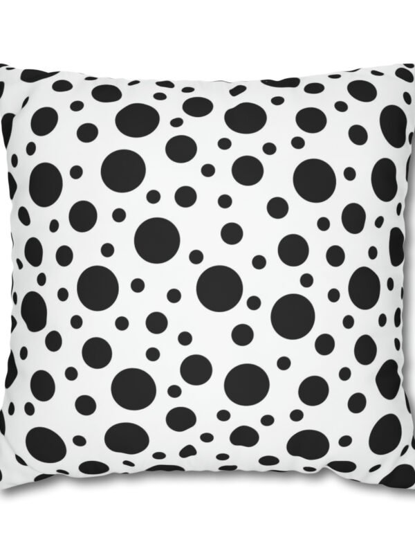 Black Polka Dots Euro Shams