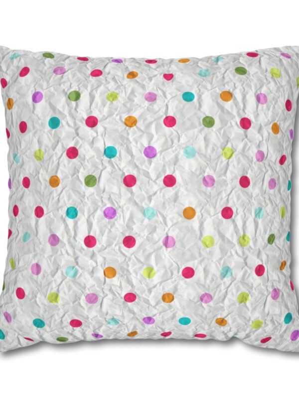 Multicolor Polka Dots Euro Shams