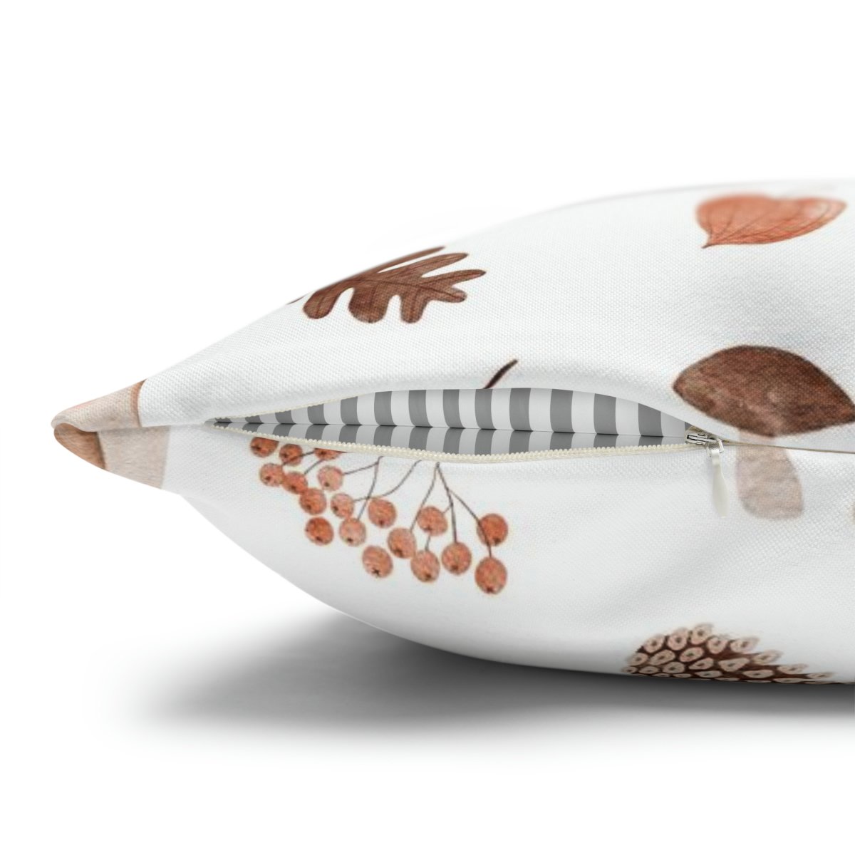 Brown & White Autumn Fall Euro Shams with Deer - Image 5