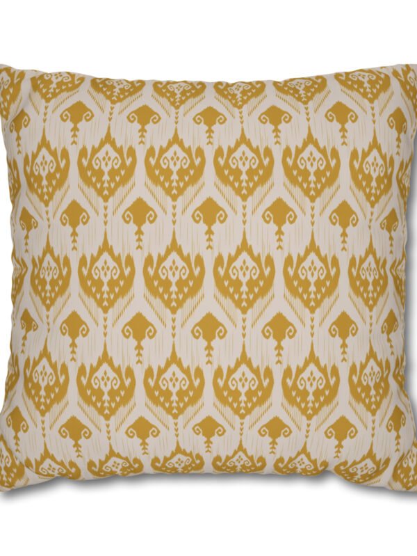 Yellow Ikat Euro Shams