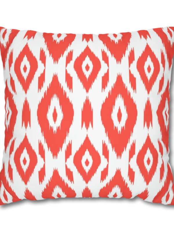 Orange Ikat Euro Shams