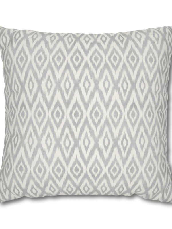 Grey Ikat Euro Shams