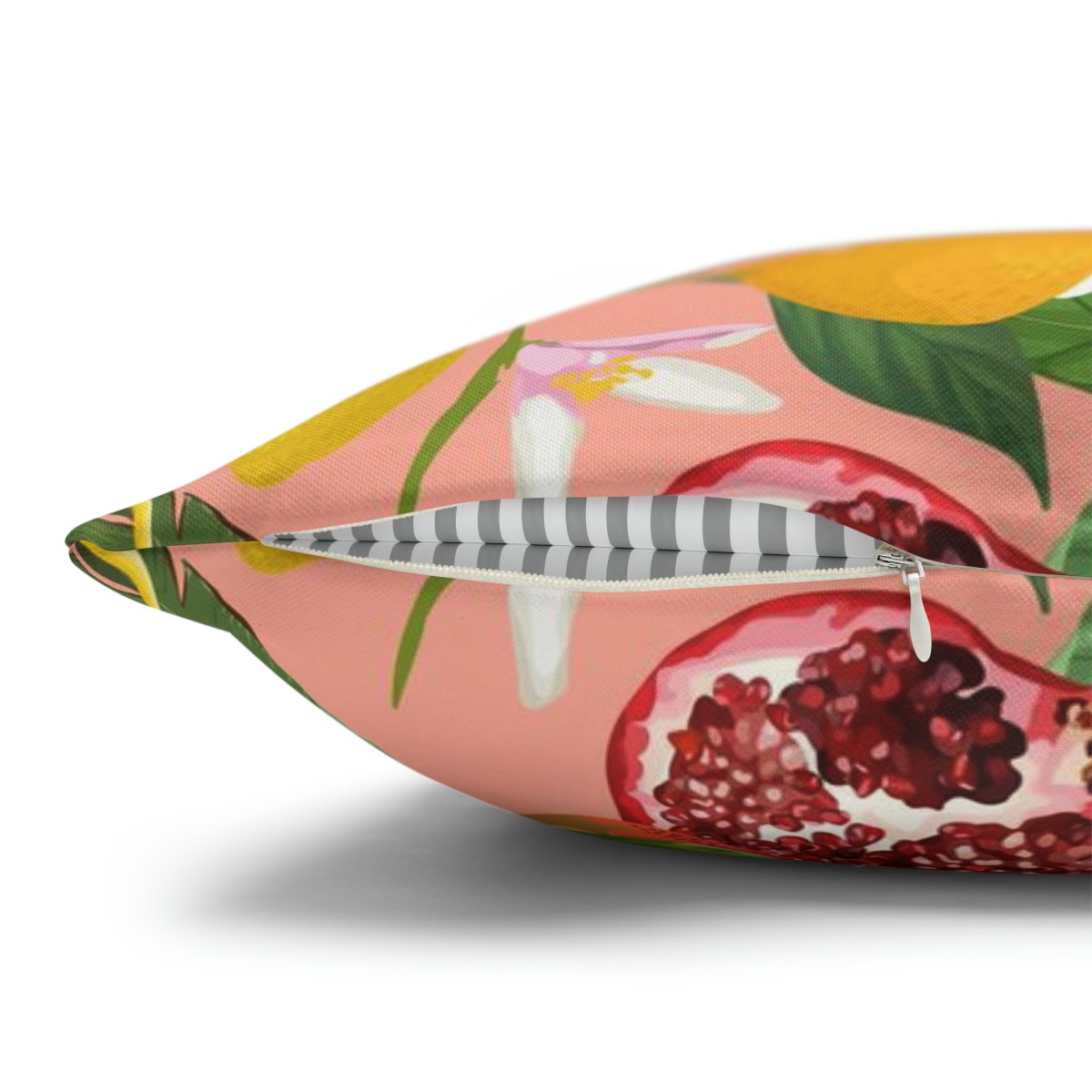 Pink Tropical Euro Pillow Covers with Zipper - Image 5