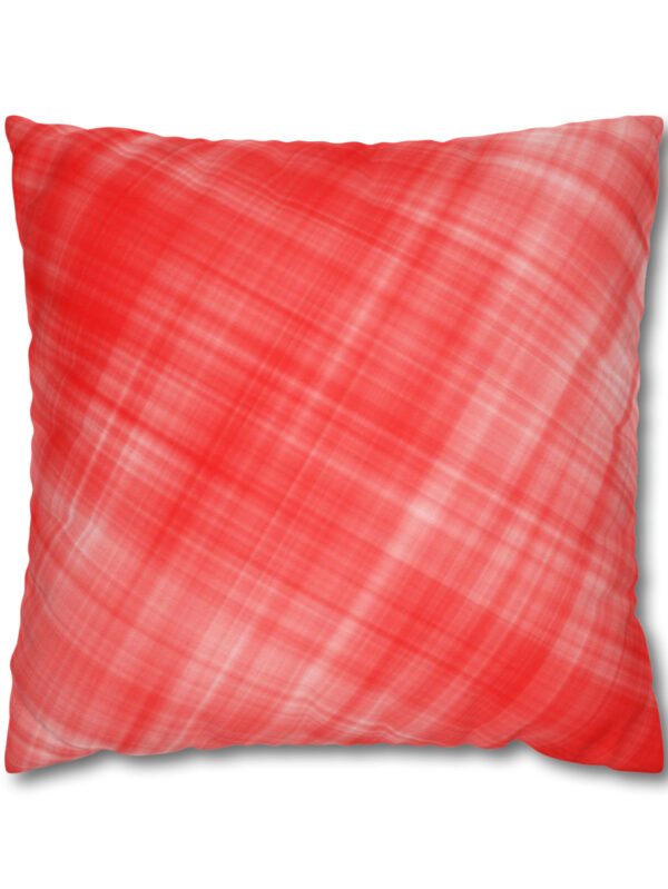 Red Plaid Throw Pillow Covers