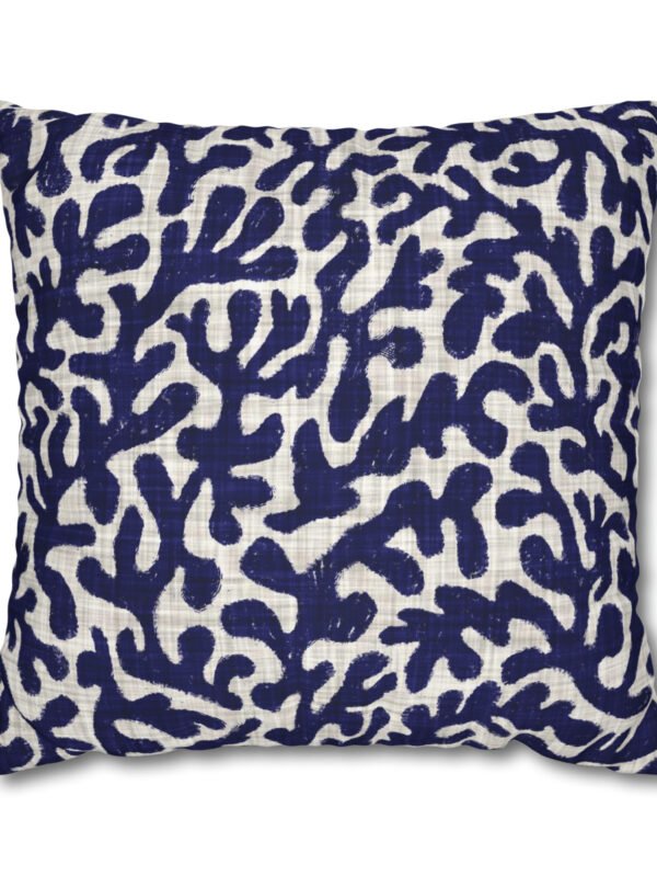 Blue Cora Euro Shams