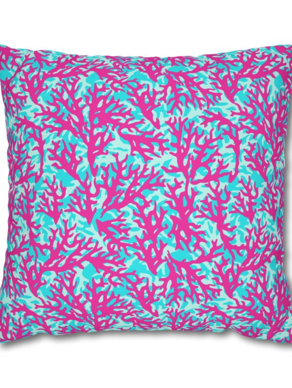 Pink Coral Euro Pillow Shams