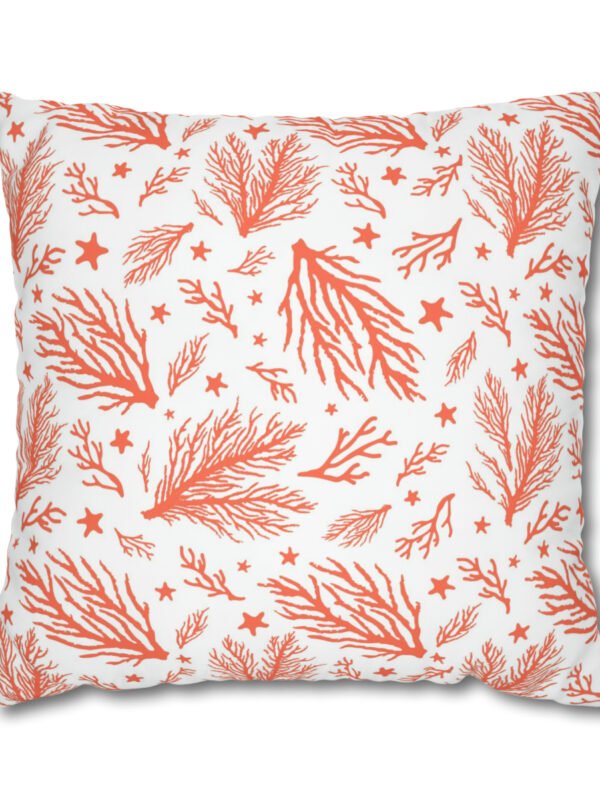 Orange Coral Pillow Shams