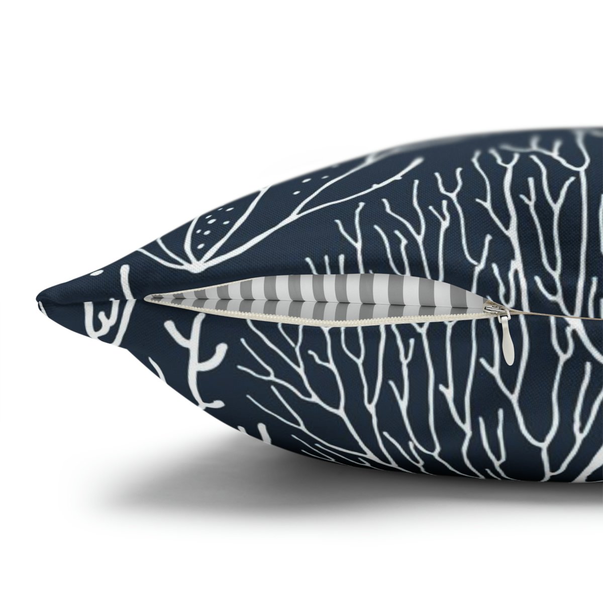 Coral Reef on Dark Blue Euro Pillow Shams - Image 3