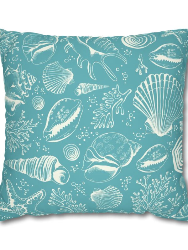 Blue Coastal Euro Pillow Shams