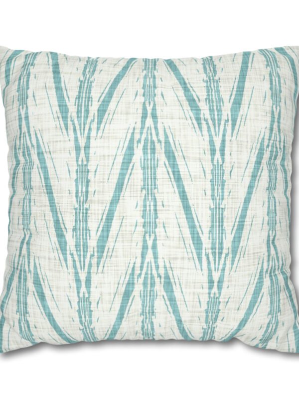 Sea Green Striped Euro Sham