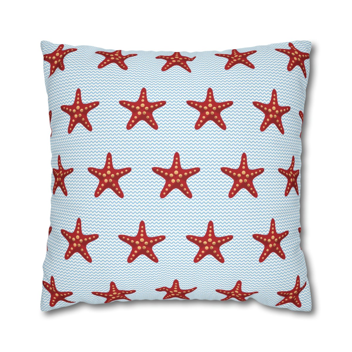 Cute Red Starfish Euro Shams