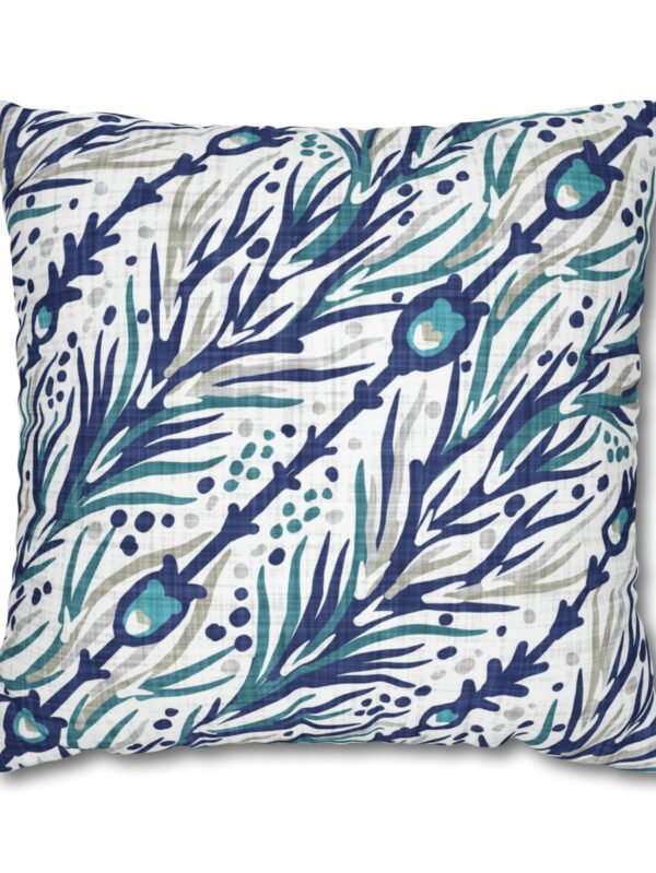 Blue Coastal Euro Pillow Shams