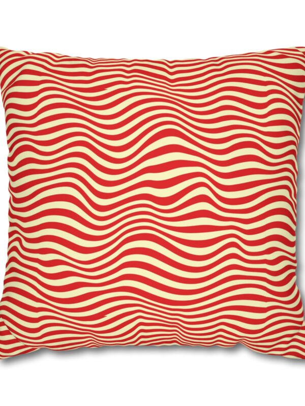 Red Striped Pillow Shams