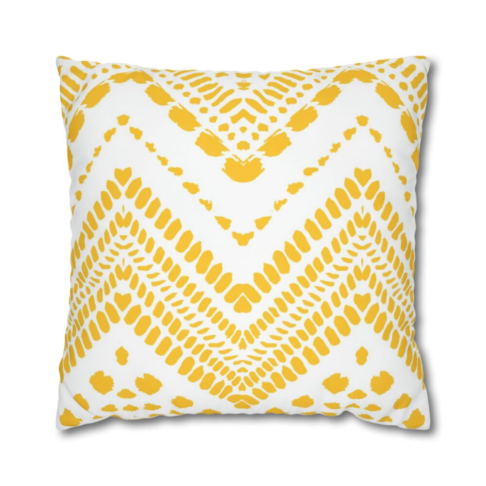 Yellow n White Striped Euro Shams