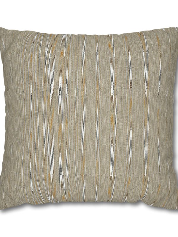 Beige Striped Euro Shams