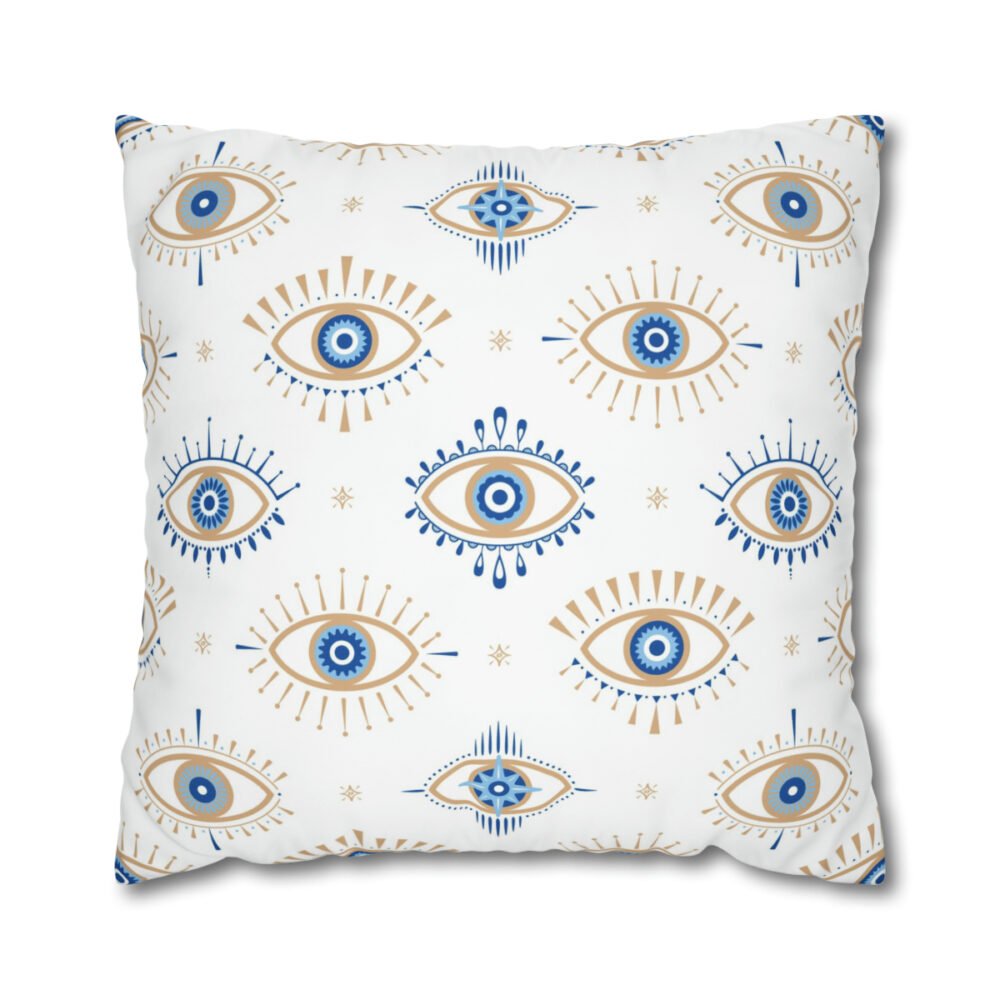 Blue & Gold Eyes Euro Shams