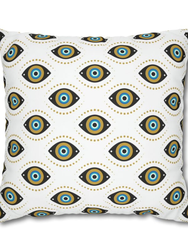 Evil Eyes Print Euro Shams
